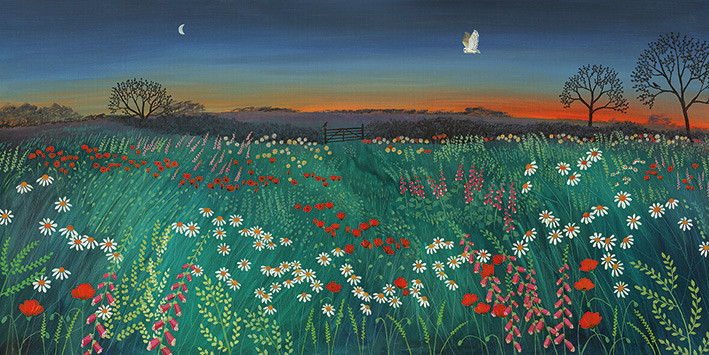 Obraz na plátně Jo Grundy - Twilight Meadow