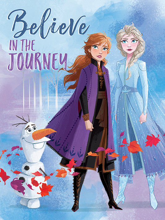 Obraz na plátně Ledové království 2 (Frozen) - Believe in the Journey
