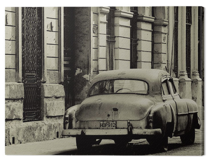 Obraz na plátně Lee Frost - Vintage Car, Havana, Cuba