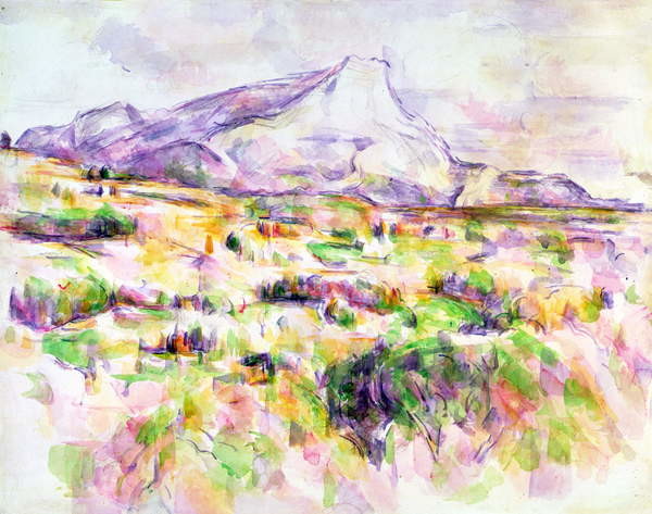 Obraz na plátně Mont Sainte-Victoire from Les Lauves, 1902-06