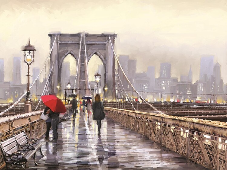 Obraz na plátně Richard Macneil - Brooklyn Bridge