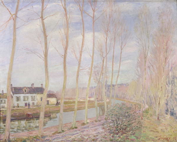 Obraz na plátně The Loing Canal, 1892