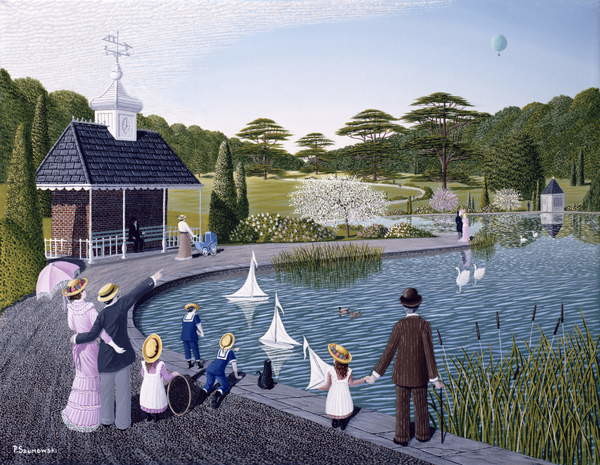 Obraz na plátně A Family Outing