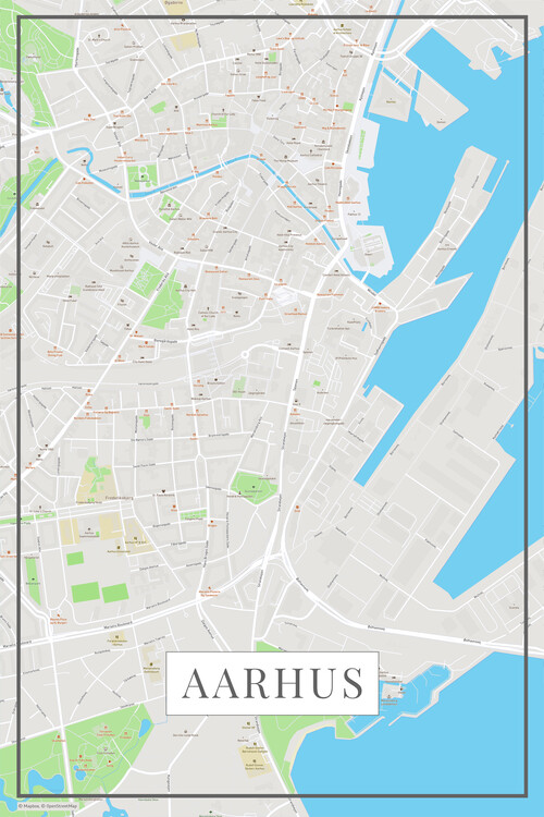 Obraz na plátně Aarhus color