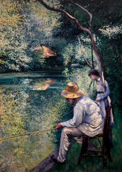 Obraz na plátně Angling, 1878