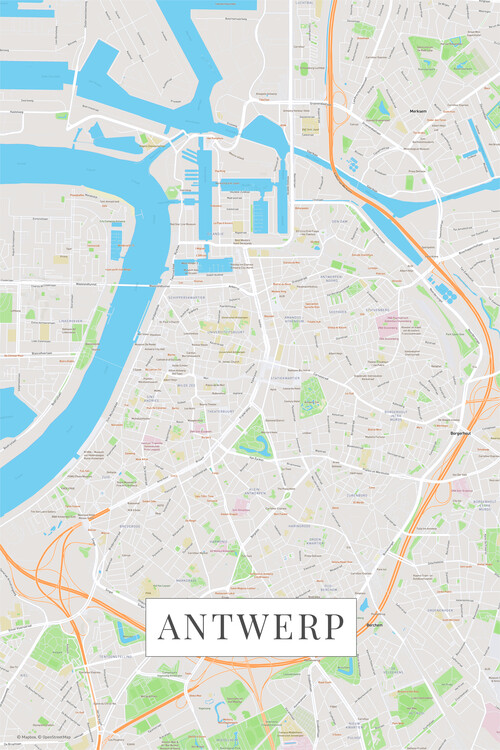 Obraz na plátně Antwerp color