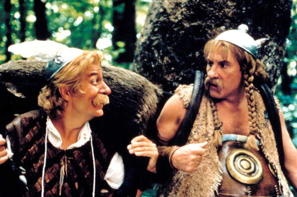 Obraz na plátně Asterix and Obelix