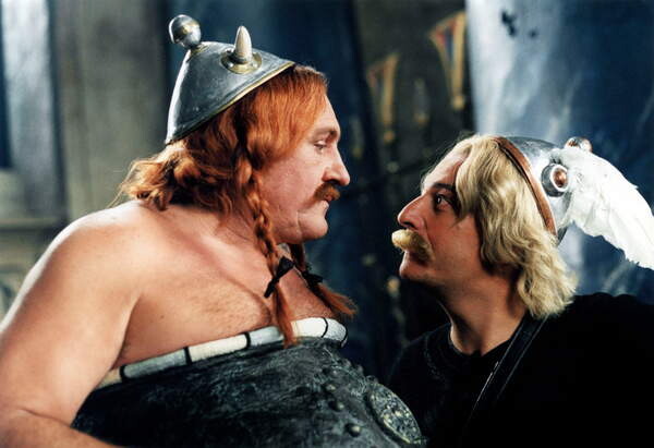 Obraz na plátně Asterix and Obelix