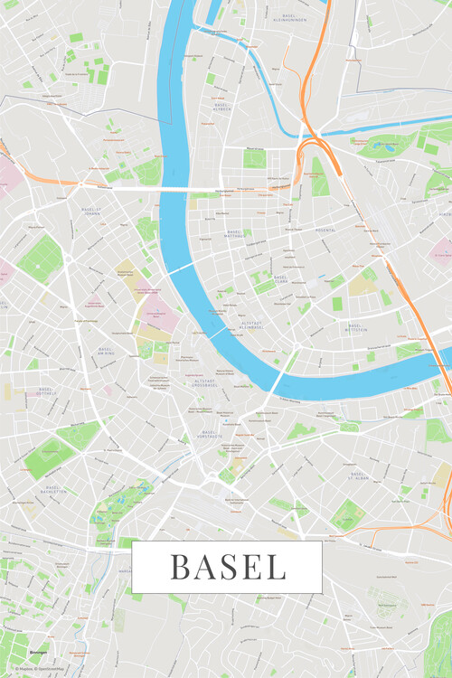 Obraz na plátně Basel color