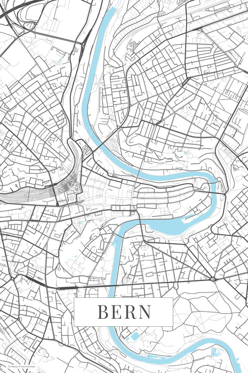 Obraz na plátně Bern white