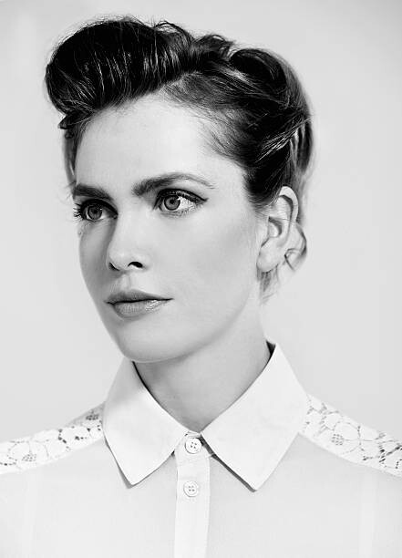 Obraz na plátně black and white portrait of beautiful woman