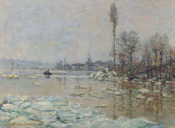 Obraz na plátně Breakup of Ice, 1880