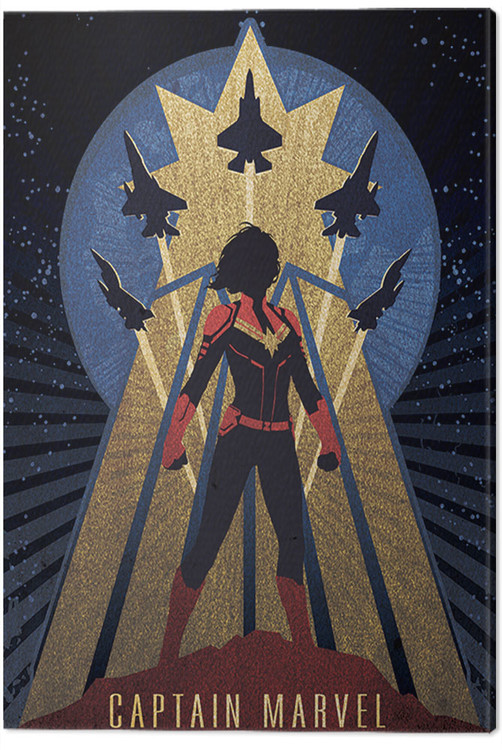 Obraz na plátně Captain Marvel - Deco