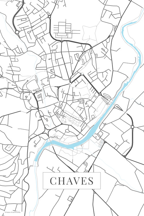 Obraz na plátně Chaves white