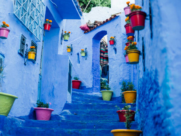 Obraz na plátně Chefchaouen - The Blue Pearl of Morocco