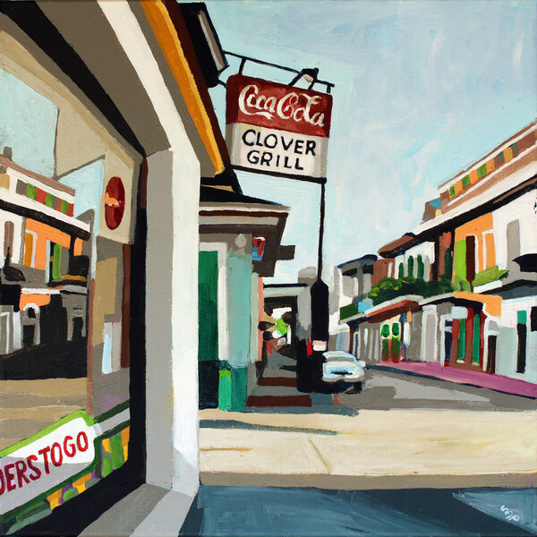 Obraz na plátně Clover Grill, 2023