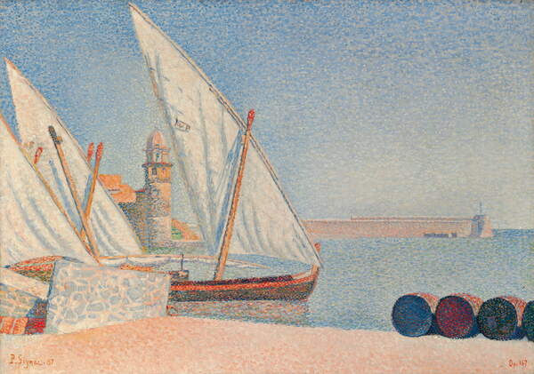Obraz na plátně Collioure, Les Balancelles, 1887