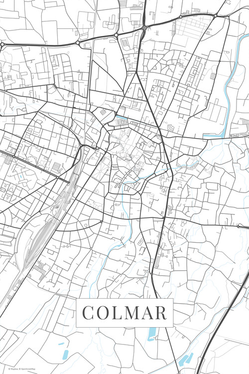 Obraz na plátně Colmar white