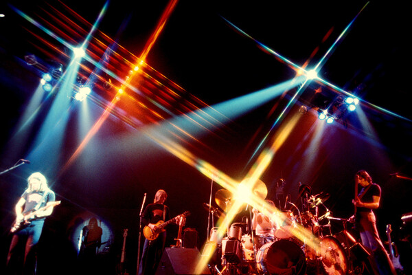 Obraz na plátně Concert of rock band Pink Floyd, Paris, France, 1977