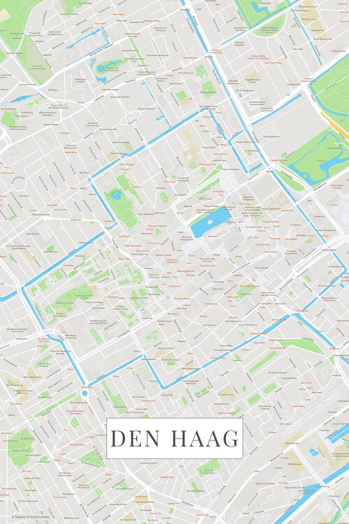 Obraz na plátně Den Haag color