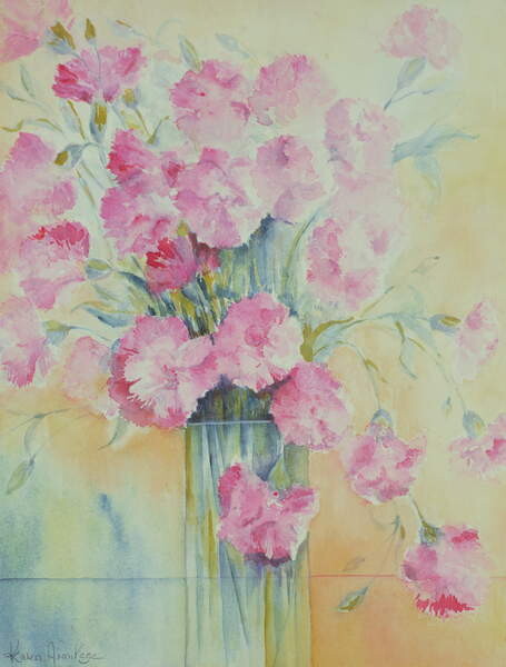 Obraz na plátně Dianthus Doris