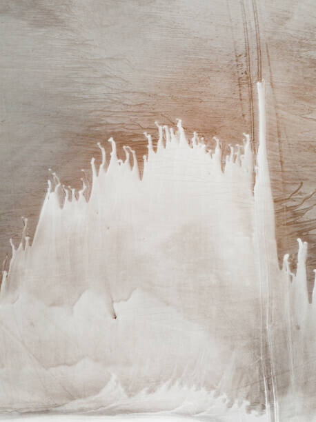 Obraz na plátně Drone photo looking down on the