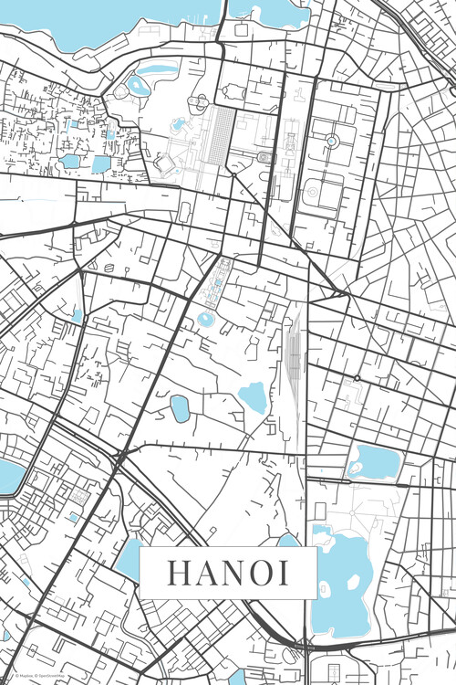 Obraz na plátně Hanoi white