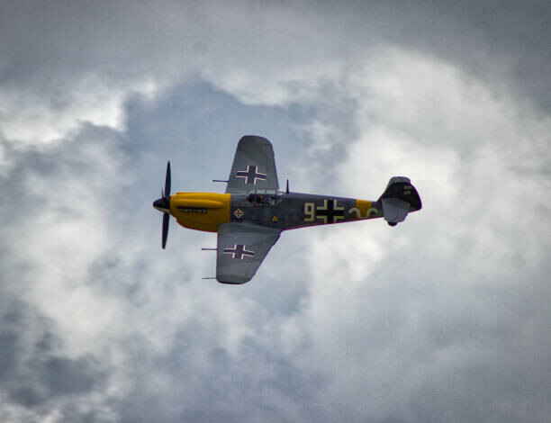 Obraz na plátně hispano Buchan Messerschmitt bf109