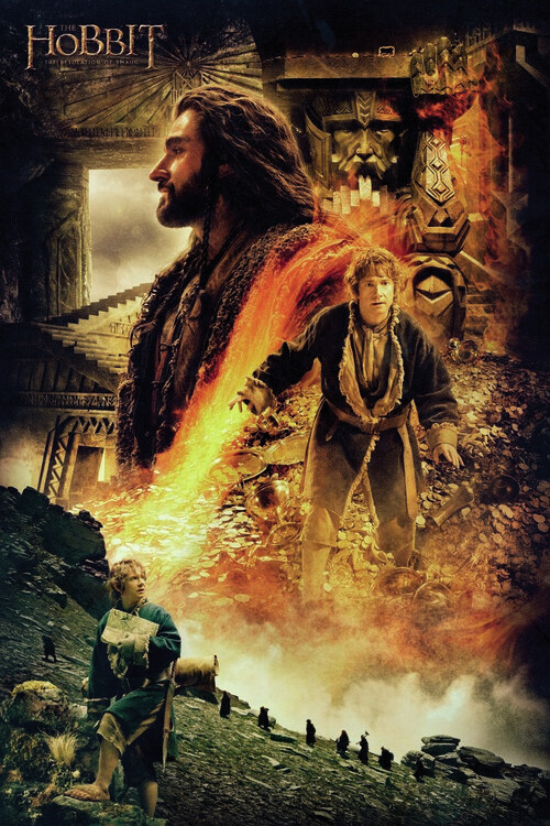 Obraz na plátně Hobbit - The Desolation of Smaug