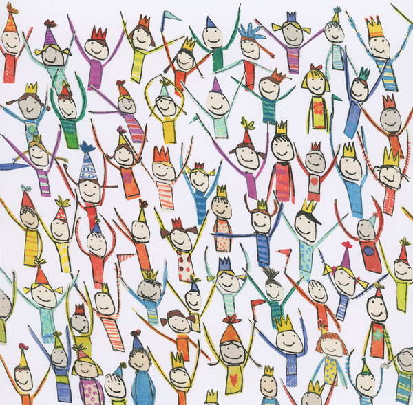 Obraz na plátně Hurray! 2014, monoprint collage