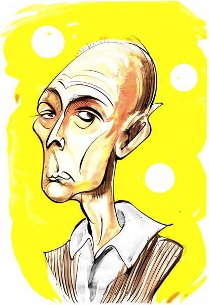 Obraz na plátně Jasper Carrott - caricature