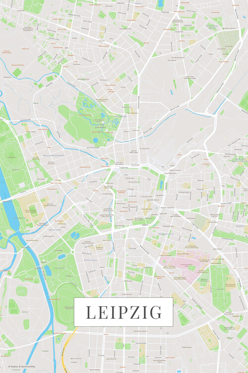 Obraz na plátně Leipzig color