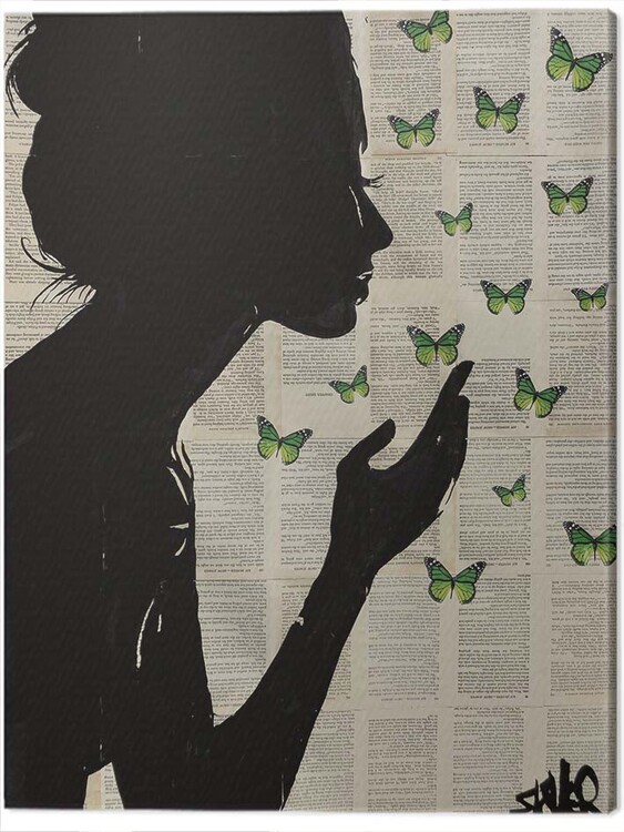 Obraz na plátně Loui Jover - Simplicity - Green