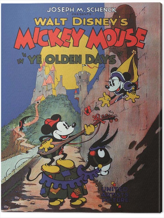 Obraz na plátně Mickey Mouse - Ye Olden Days