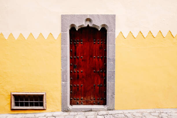 Obraz na plátně Nice wall painted in soft colors,