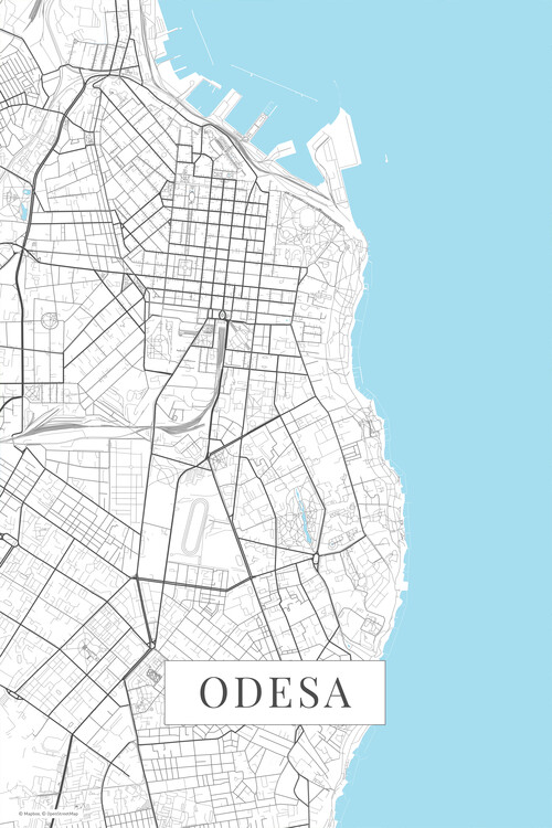 Obraz na plátně Oděsa white