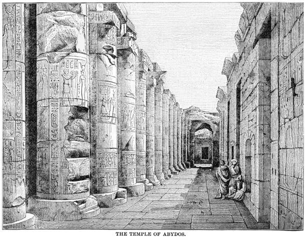 Obraz na plátně Old engraved illustration of the the