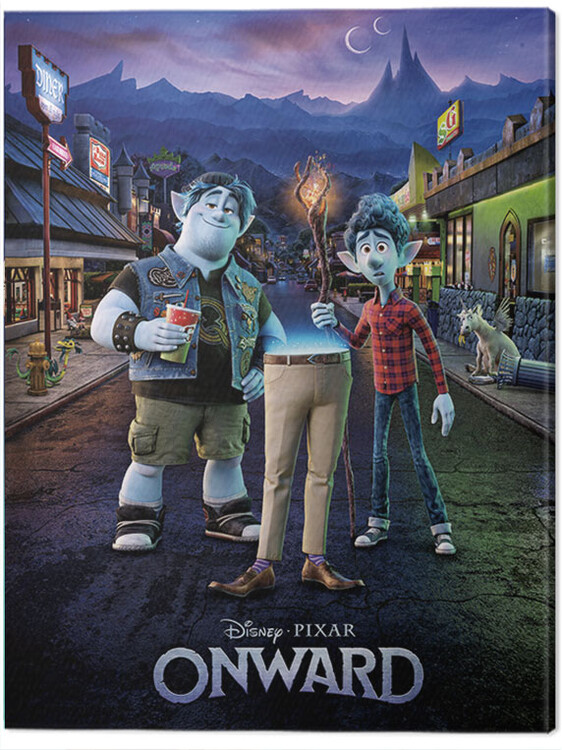 Obraz na plátně Onward (Frčíme) - New Mushroomton