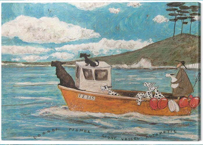 Obraz na plátně Sam Toft - Dogger, Fisher, Light Vessel Automatic