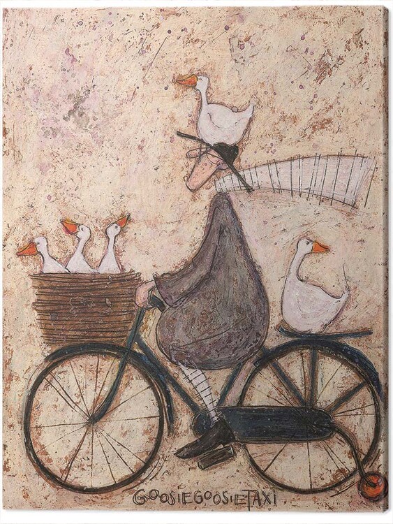 Obraz na plátně Sam Toft - GoosieGoosie Taxi