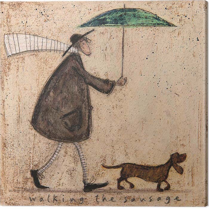Obraz na plátně Sam Toft - Walking the Sausage