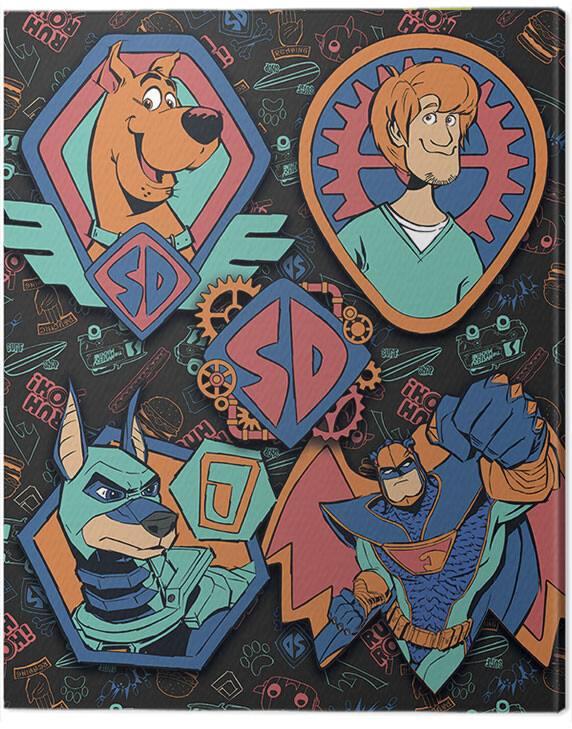 Obraz na plátně Scoob! - Advanced Tech Neon