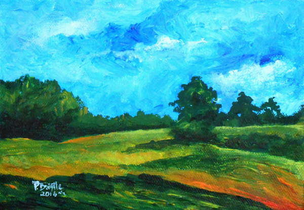 Obraz na plátně Simple surroundings, 2016