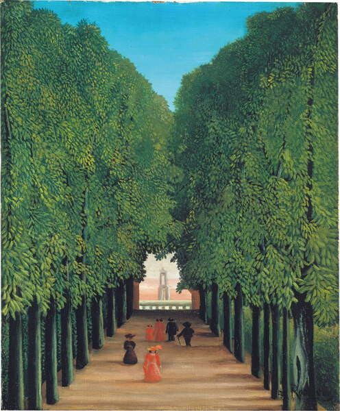 Obraz na plátně The Avenue in the Park at Saint Cloud, c.1908