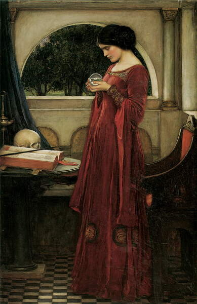 Obraz na plátně The Crystal Ball, 1902