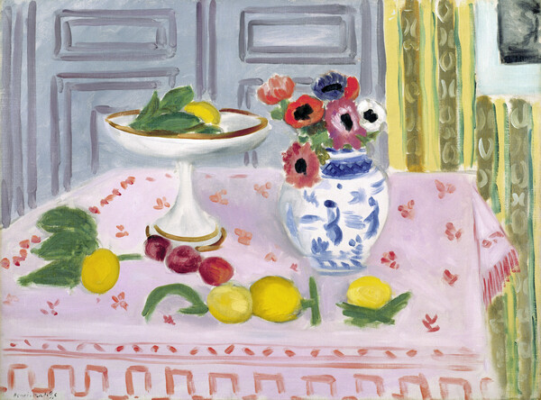 Obraz na plátně The Pink Tablecloth, 1925