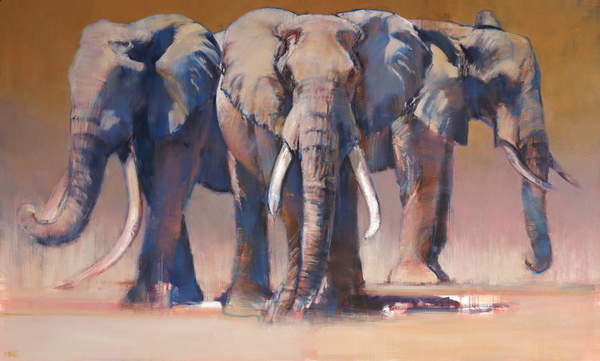 Obraz na plátně Three, 2018,