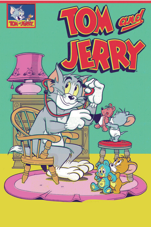 Obraz na plátně Tom & Jerry - Comics Cover