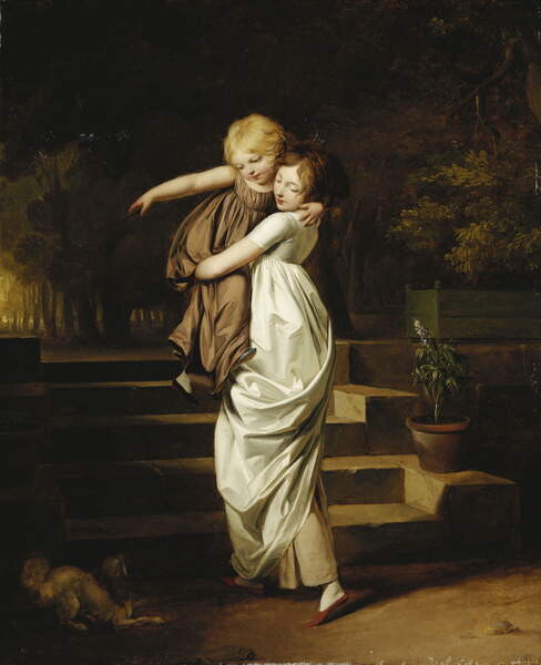 Obraz na plátně Two Sisters; Les Deux Soeurs,