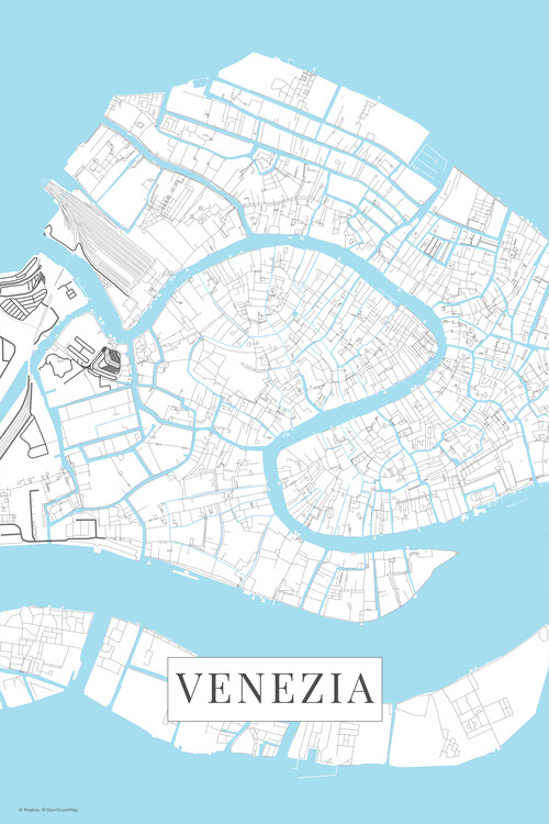 Obraz na plátně Venezia white